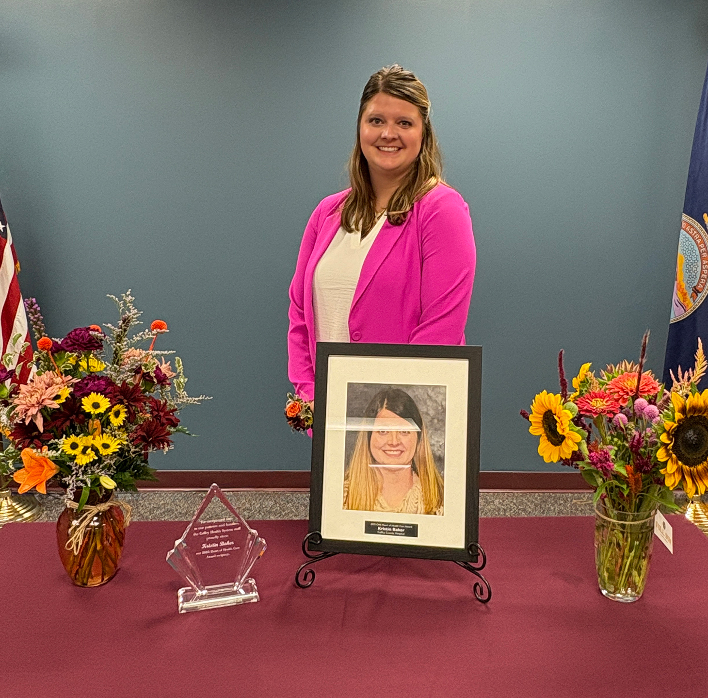 Kristin Baker is CHS Heart of Health Care Award recipient